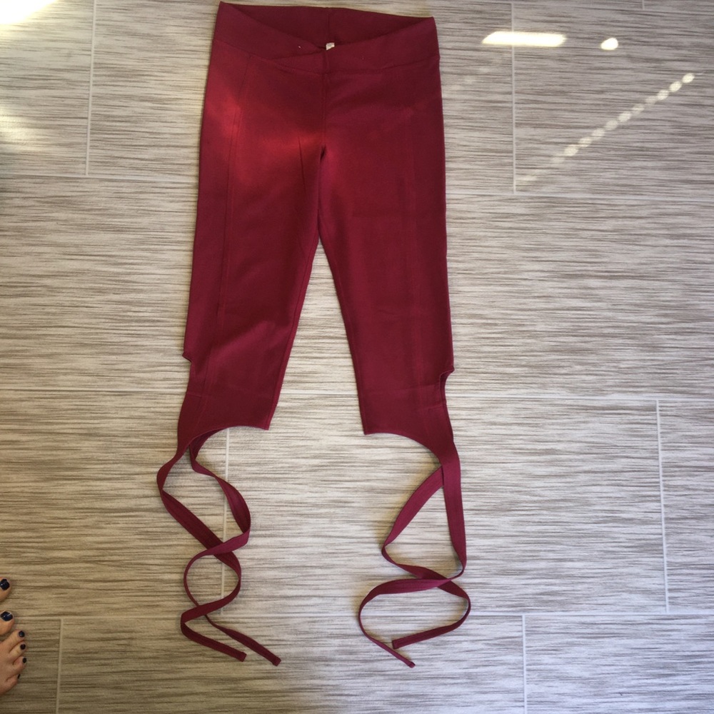 Free People Ankle Tie Leggings